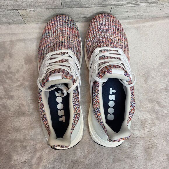 Adidas Ultra Boost 4.0 White Multi-Color Men's 8 Women's 9.5 CM8111 - Picture 5 of 9